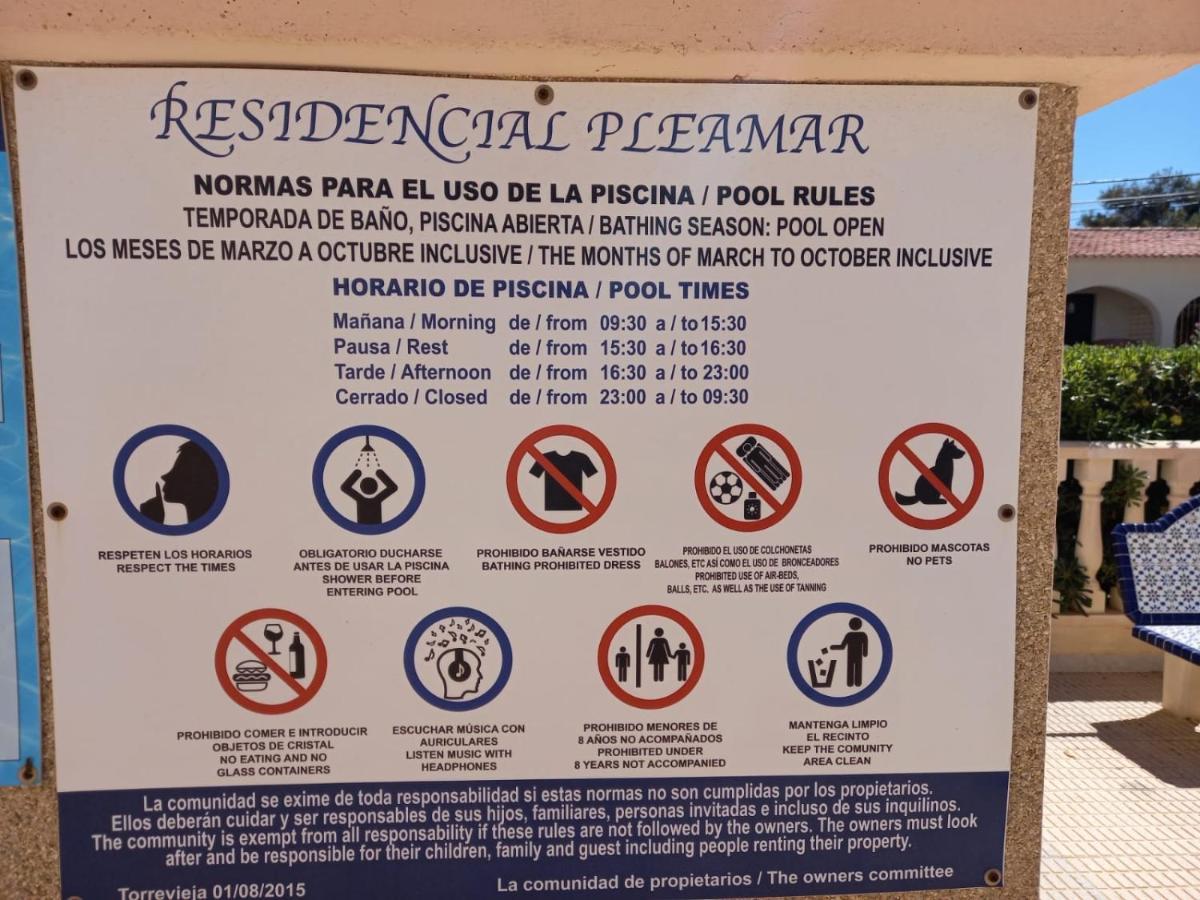 Pleamar Punta Prima Leilighet Torrevieja Eksteriør bilde
